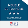 Meublé tourisme 3 étoiles