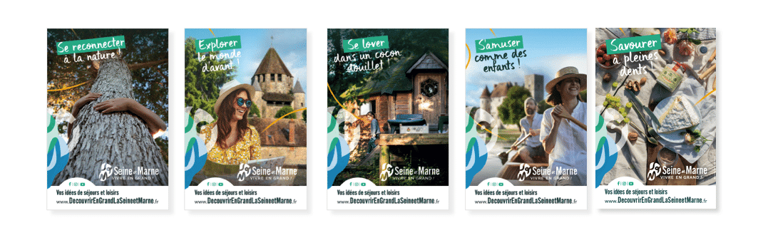 Campagne communication relance tourisme 2021 Seine et Marne