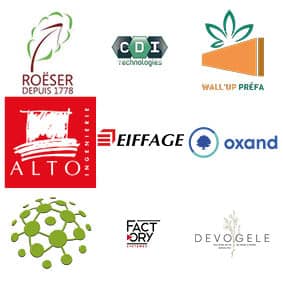 logos acteurs filieres construction durable entreprises